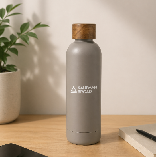 Bouteille isotherme grise